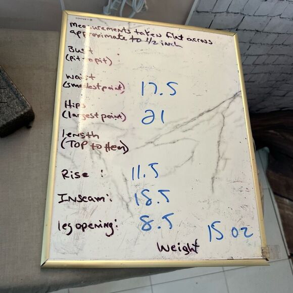 Talbots Blue Whiskered Cotton Blended Pedal Pusher Jean Size 14 - Picture 10 of 10